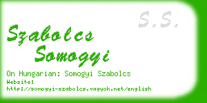 szabolcs somogyi business card